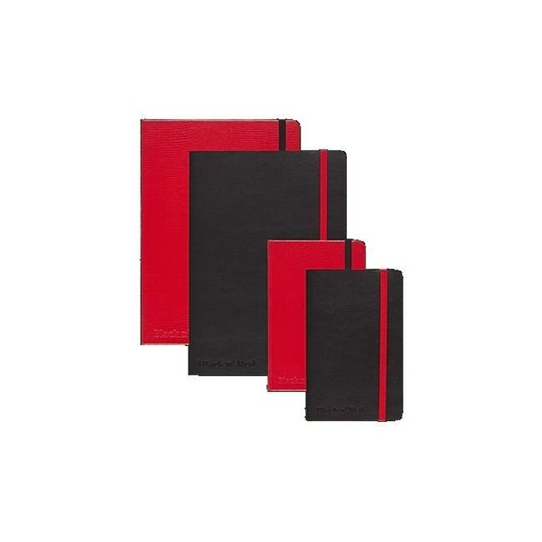 Mead Products Mead Products Jdk400065000 Black & Red Ruled Notebook 400065000